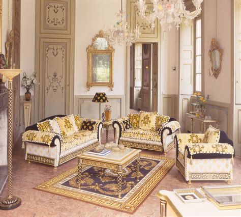 versace replica chair|versace living room sofa set.